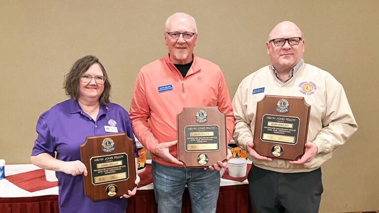Howard-Suamico Lions Club members receive awards